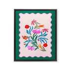 Wild Botanica - Winter Garden Floral Wall Art Framed Canvas Print Gallery Image 6