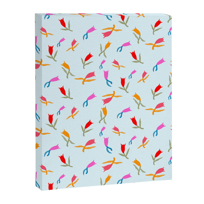 Wild Grace - Abstract Floral Coordinate Pattern Canvas Print Gallery Image 1