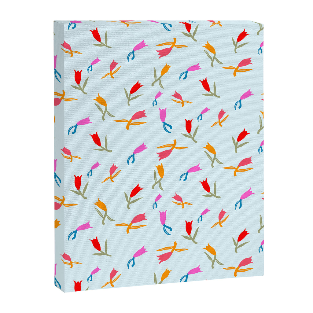 Wild Grace - Abstract Floral Coordinate Pattern Canvas Print Gallery Image 8