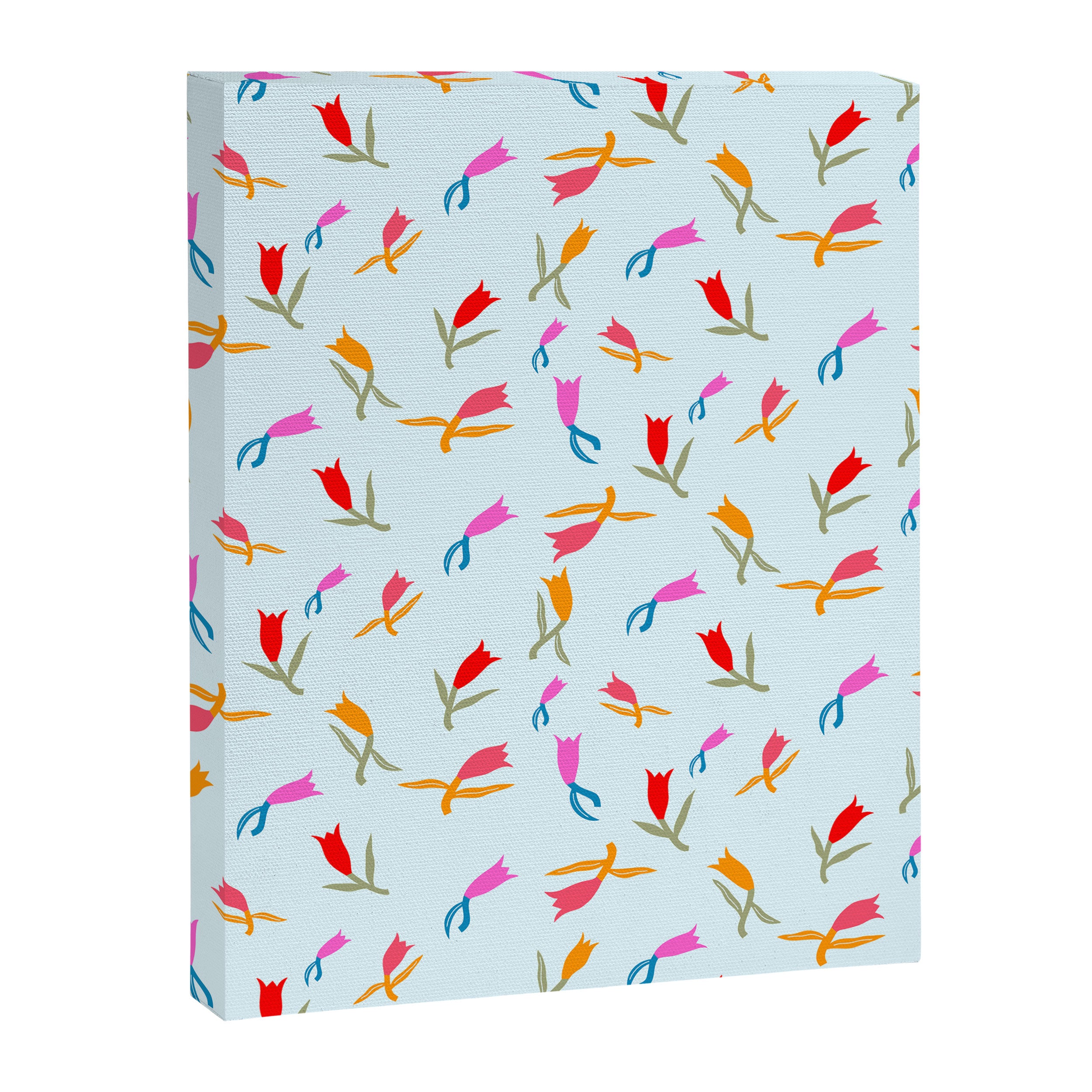 Wild Grace - Abstract Floral Coordinate Pattern Canvas Print Gallery Image 8