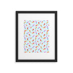 Wild Grace - Abstract Floral Coordinate Pattern Framed Art Print Gallery Image 6