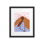 Woman Looking Back Framed Art Print Gallery Image 5