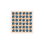 Wonky Blue Spring Flowers Art Print Gallery Image 1