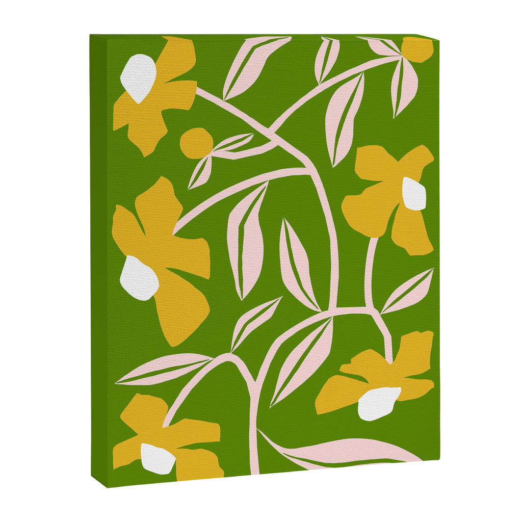 Yellow Flower Vine Canvas Print Gallery Image 6