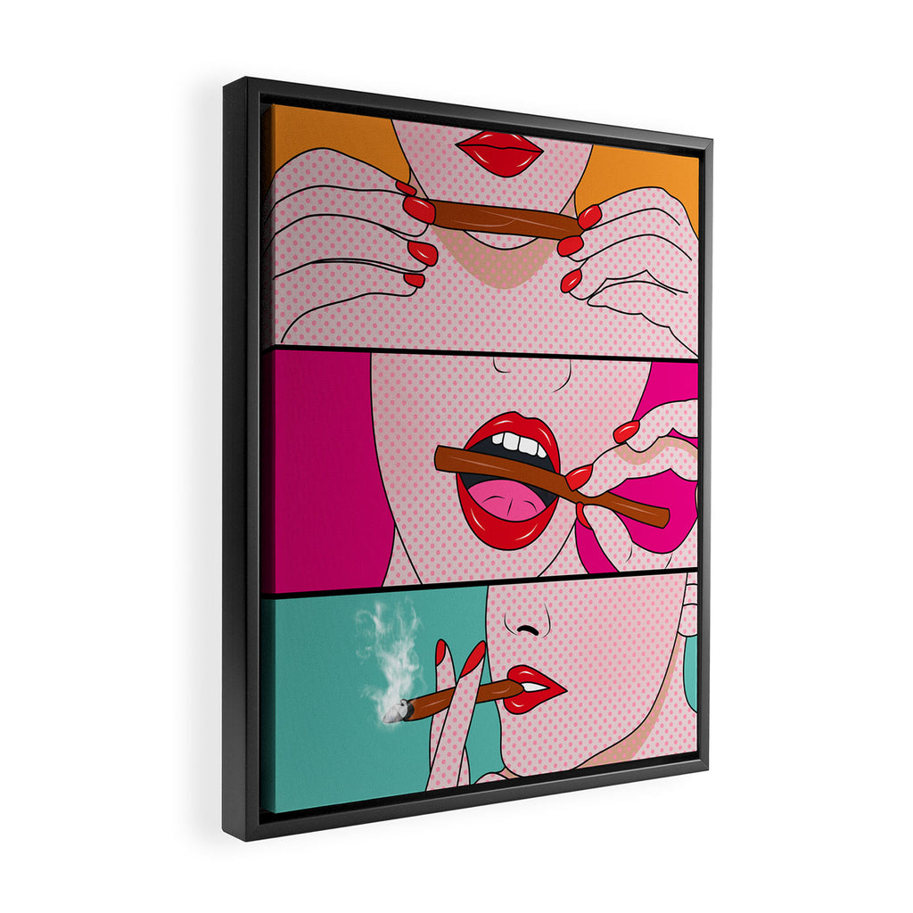 Comics Framed Canvas Print Gallery Image 2