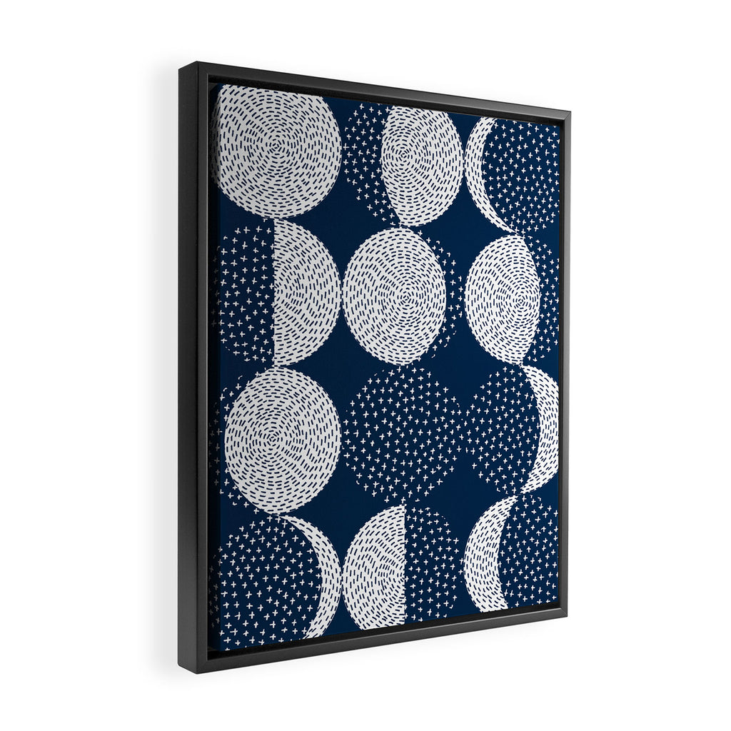 Moon Phases Framed Canvas Print Gallery Image 2