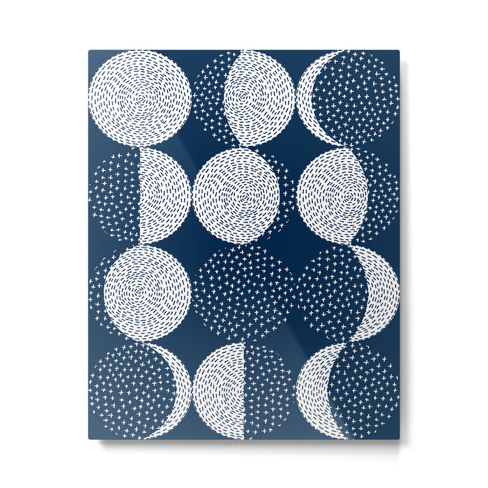 Moon Phases Metal Print Gallery Image 1