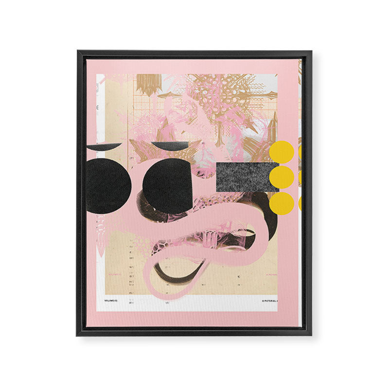 abstract daydream snake mix deep stage Framed Canvas Print Gallery Image 6