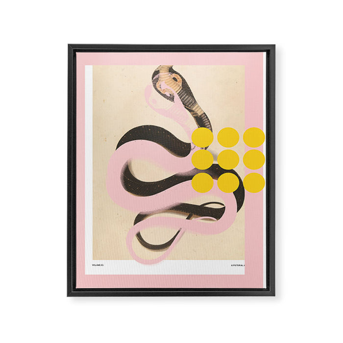 abstract daydream snake mix Framed Canvas Print Gallery Image 1