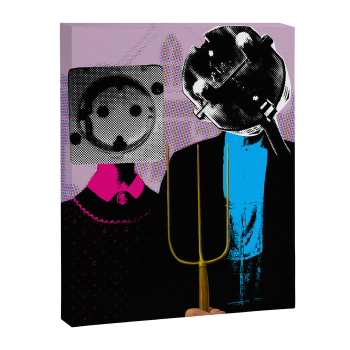 American Gothic - Plug & Play Canvas Print Gallery Image 1