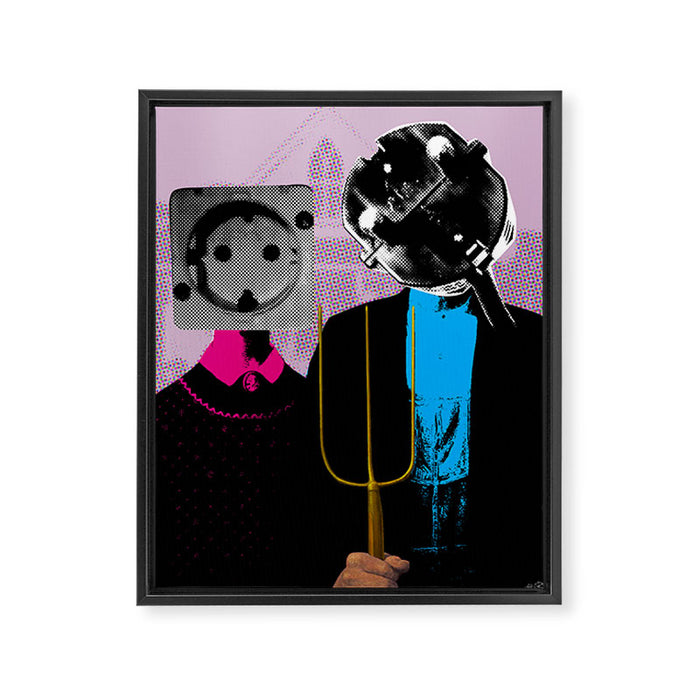 American Gothic - Plug & Play Framed Canvas Print Gallery Image 1