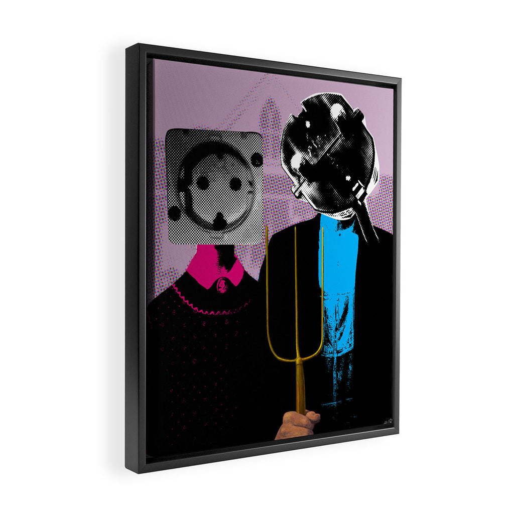 American Gothic - Plug & Play Framed Canvas Print Gallery Image 2