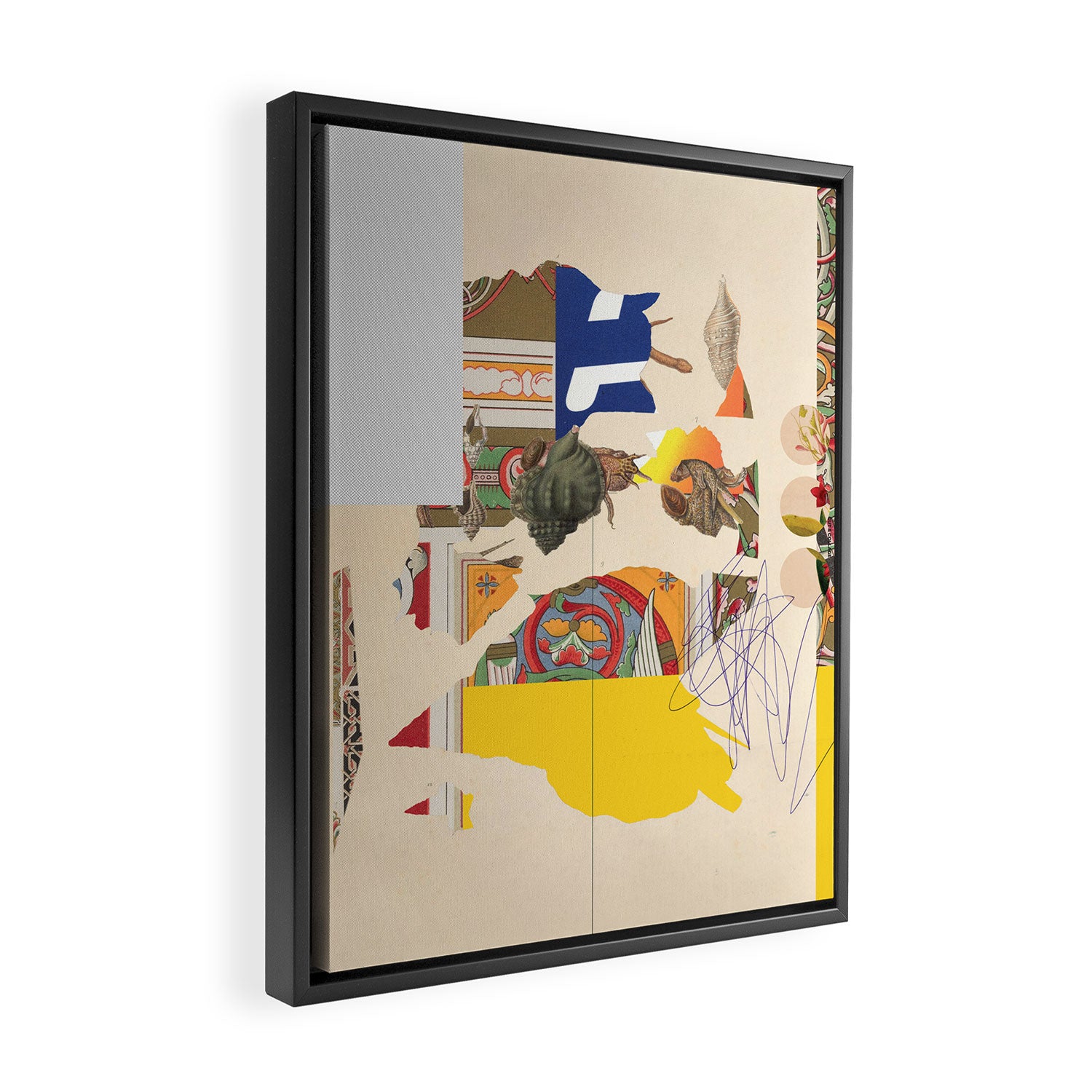 another daydream night flow animal and Framed Canvas Print Gallery Image 2