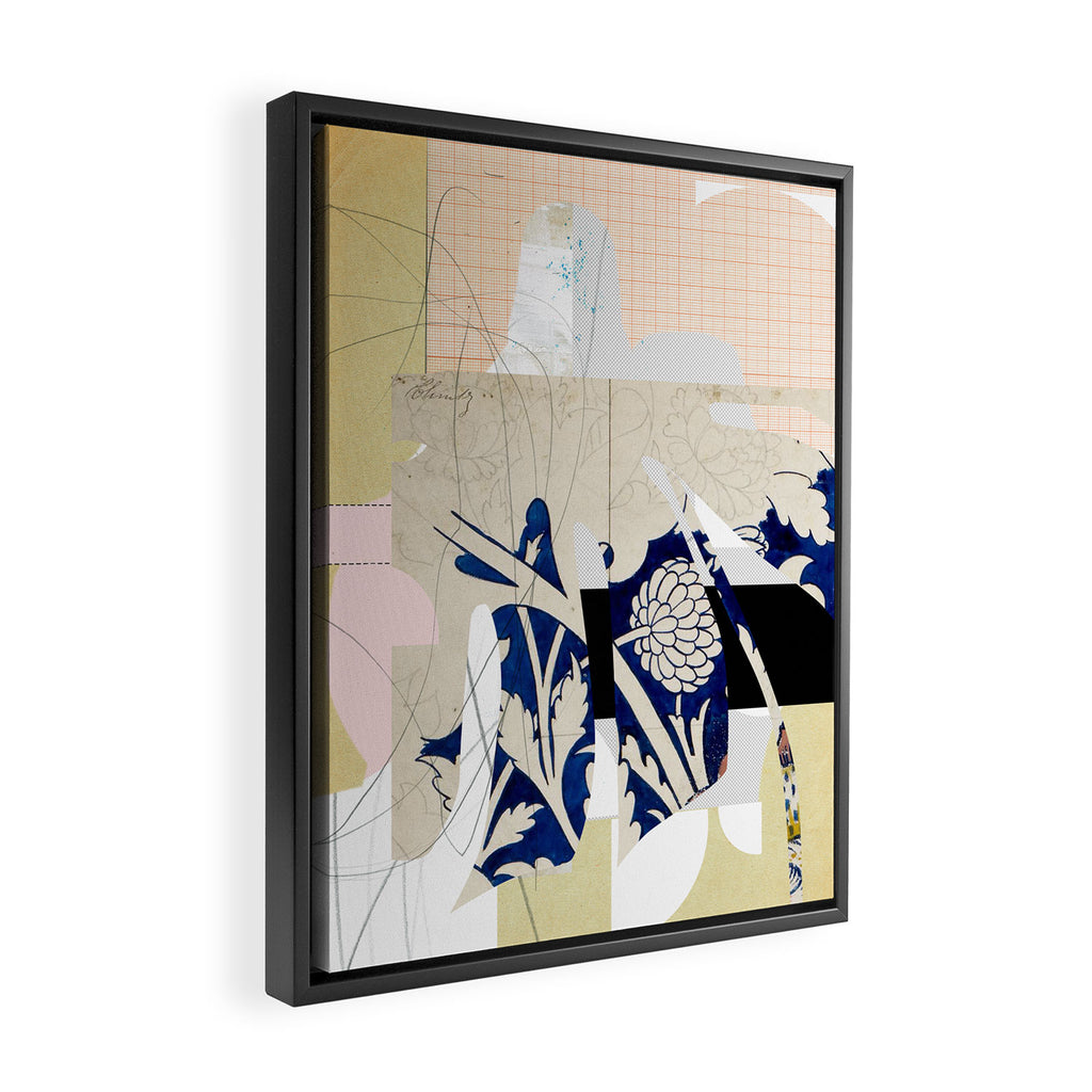another daydream turn · Man Frau Tochter Framed Canvas Print Gallery Image 2