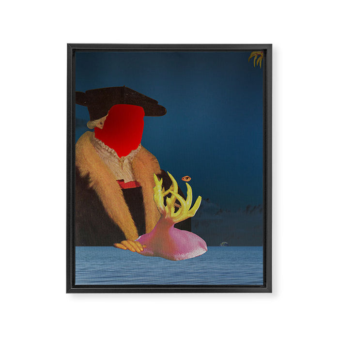atmosphere · Auf zu neuen Ufern?! Framed Canvas Print Gallery Image 1