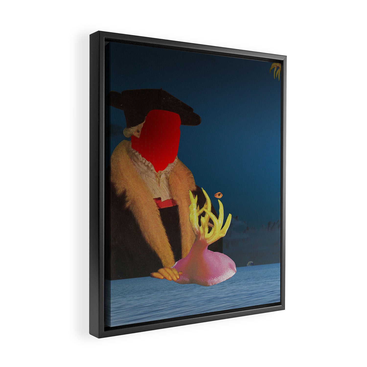 atmosphere · Auf zu neuen Ufern?! Framed Canvas Print Gallery Image 2
