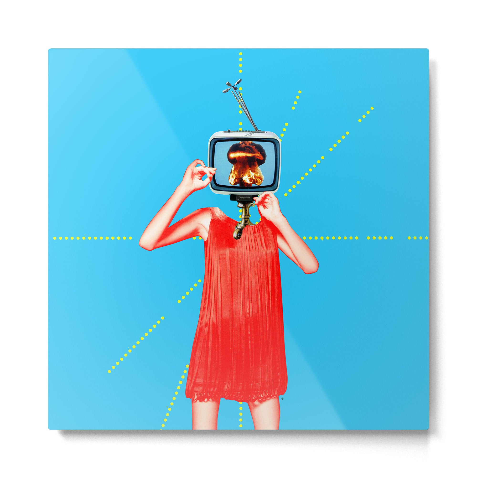 Atom Head Mother Metal Print Gallery Image 2