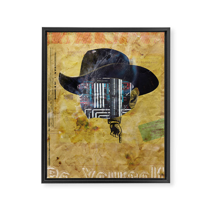 Be Yourself Framed Canvas Print Gallery Image 1