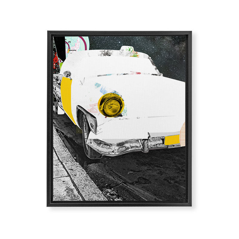 Car Collage 22 Framed Canvas Print Gallery Image 6