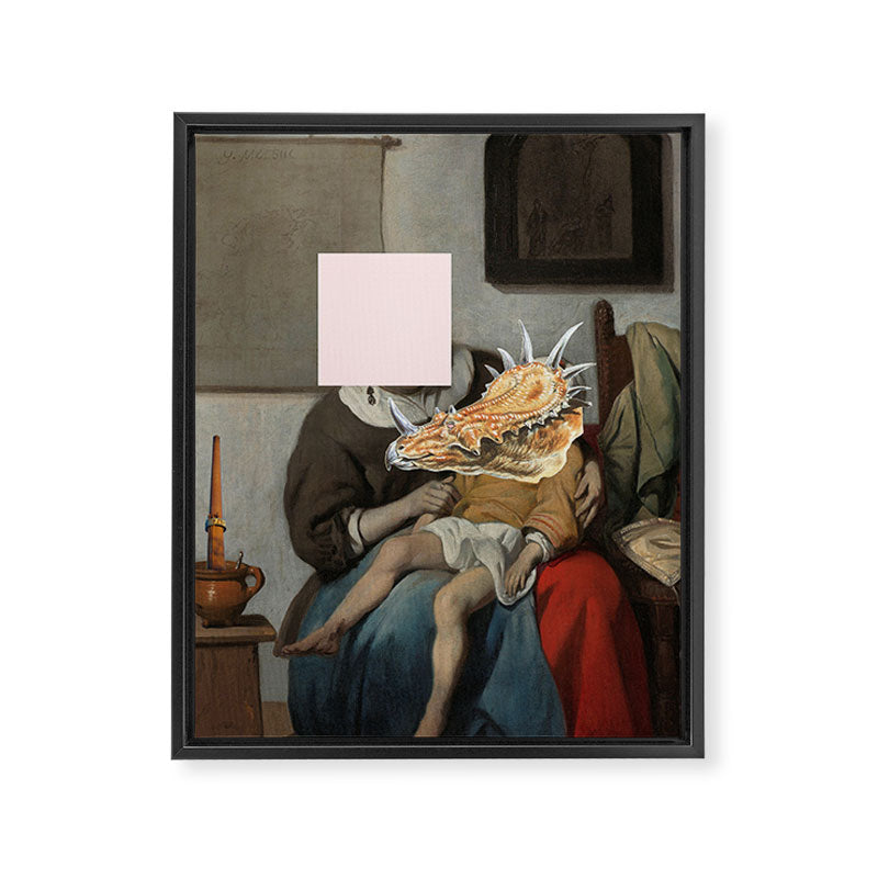 Classic Mix 247 · somekind of abstract horror Framed Canvas Print Gallery Image 6
