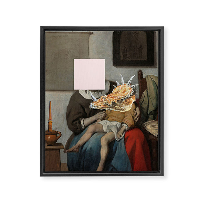 Classic Mix 247 · somekind of abstract horror Framed Canvas Print Gallery Image 1