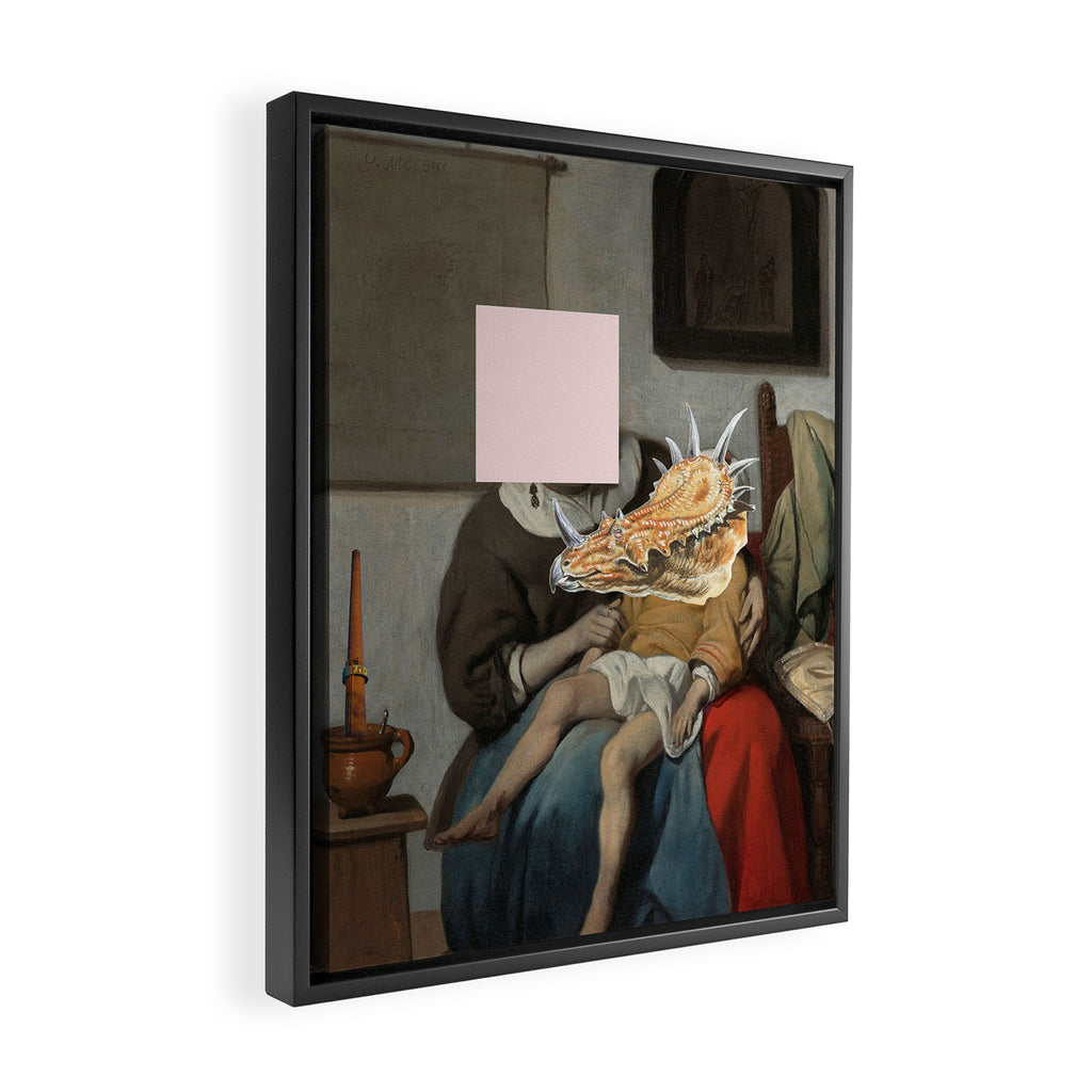 Classic Mix 247 · somekind of abstract horror Framed Canvas Print Gallery Image 2