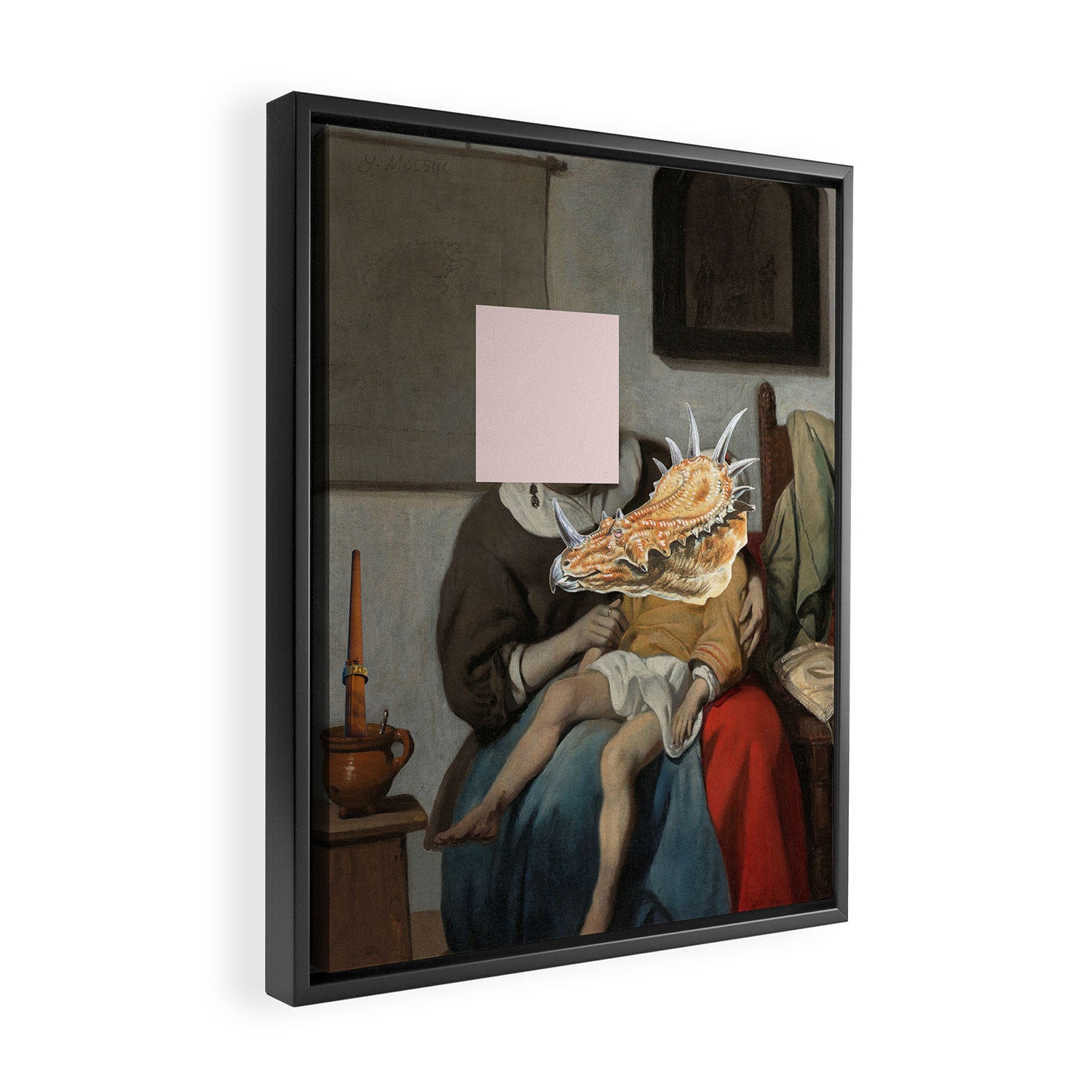 Classic Mix 247 · somekind of abstract horror Framed Canvas Print Gallery Image 2