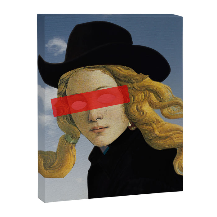 Das MaÌdchen mit dem Hut Canvas Print Gallery Image 1