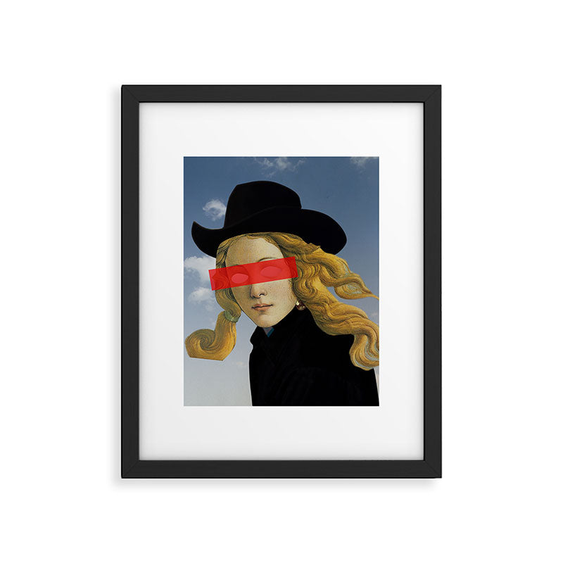 Das MaÌdchen mit dem Hut Framed Art Print Gallery Image 5