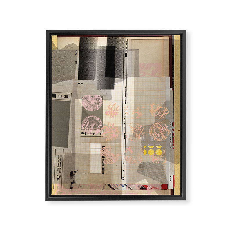 daydream rasterhausens grauburgunder milchbreiapplikation Framed Canvas Print Gallery Image 6