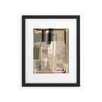 daydream rasterhausens grauburgunder milchbreiapplikation Framed Art Print Gallery Image 5
