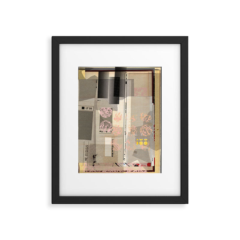 daydream rasterhausens grauburgunder milchbreiapplikation Framed Art Print Gallery Image 5