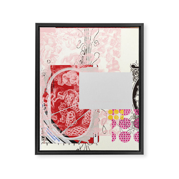 daydream red rosa mix Framed Canvas Print Gallery Image 1