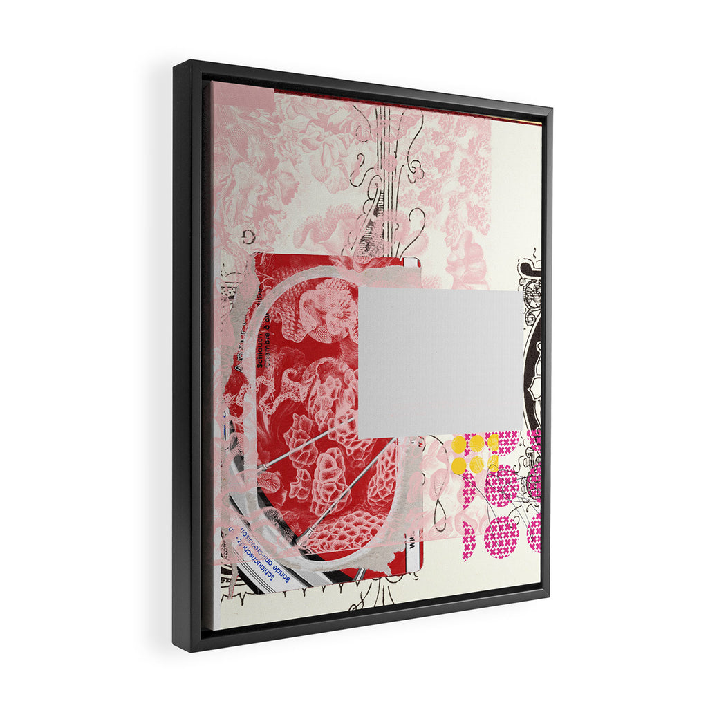 daydream red rosa mix Framed Canvas Print Gallery Image 2