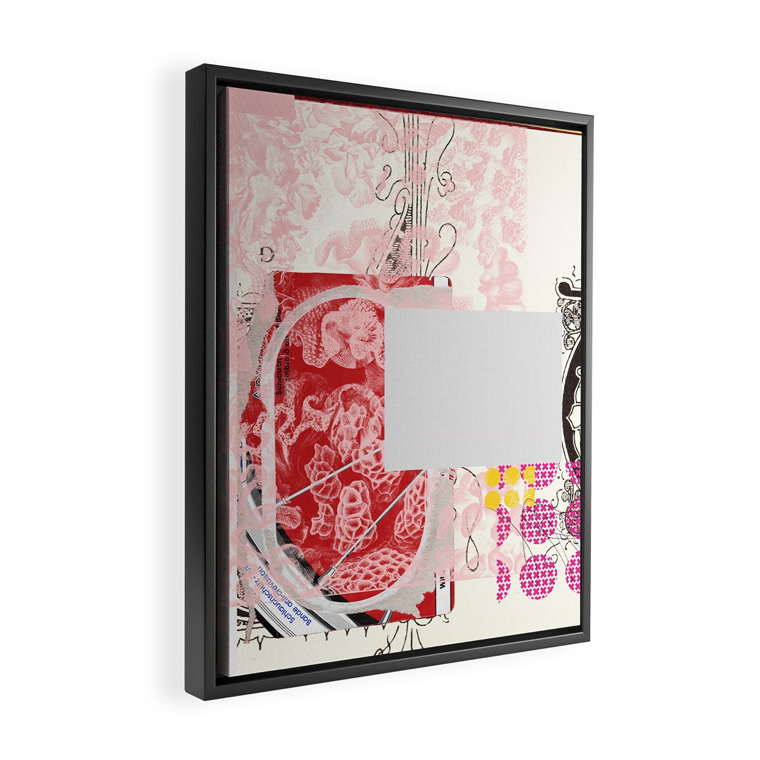 daydream red rosa mix Framed Canvas Print Gallery Image 2