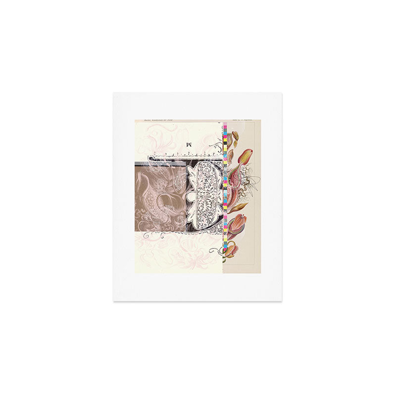 daydream sign mix floral+ Art Print Gallery Image 1