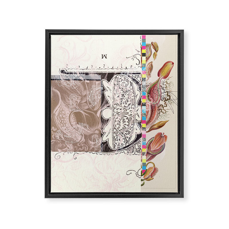 daydream sign mix floral+ Framed Canvas Print Gallery Image 6