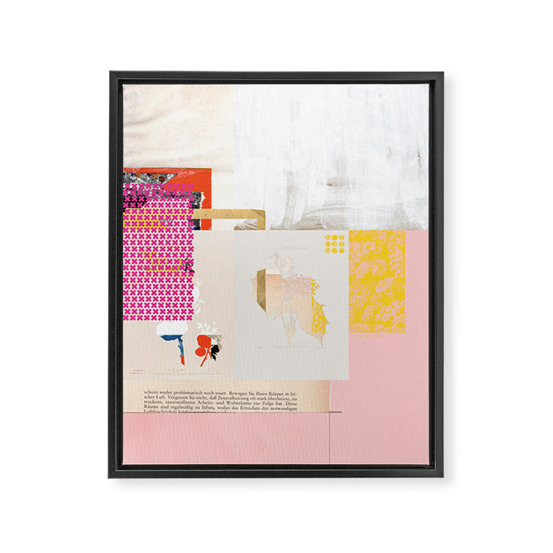 daydream sunday blues rosa Framed Canvas Print Gallery Image 6