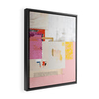 daydream sunday blues rosa Framed Canvas Print Gallery Image 2