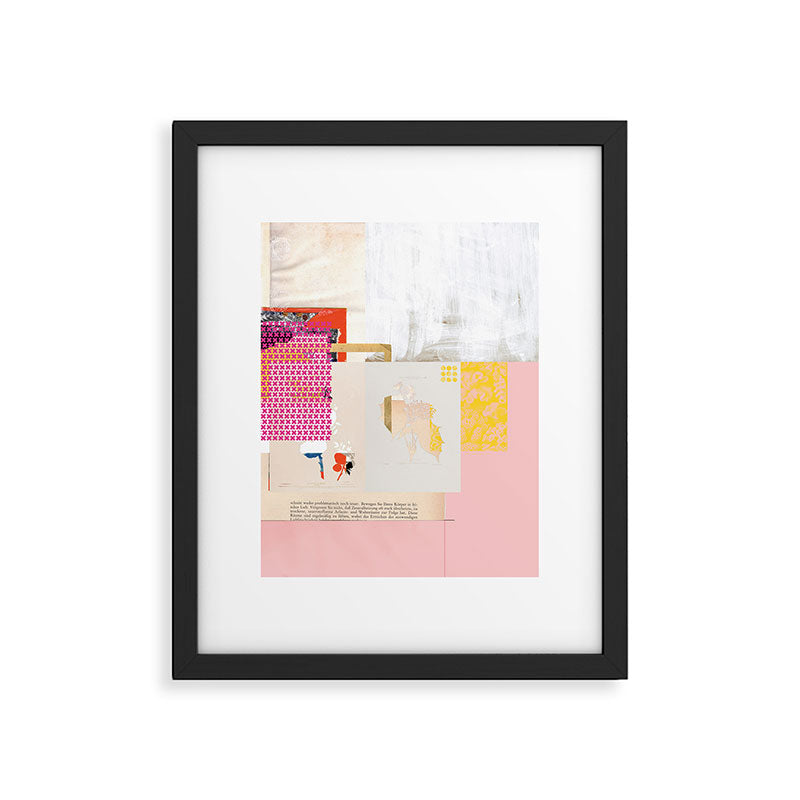 daydream sunday blues rosa Framed Art Print Gallery Image 5