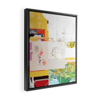 daydream yellow lights Framed Canvas Print Gallery Image 2