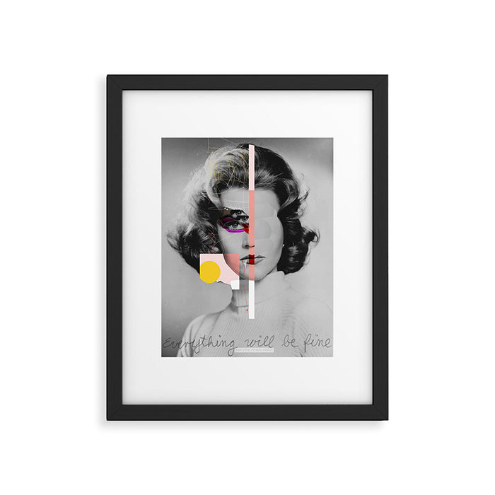 faded stars · jane d Framed Art Print Gallery Image 1