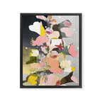 flowers still life · happy abstractation 6a Framed Canvas Print Gallery Image 6