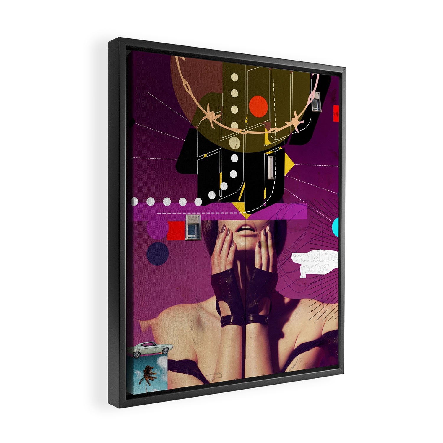 lost content Framed Canvas Print Gallery Image 2
