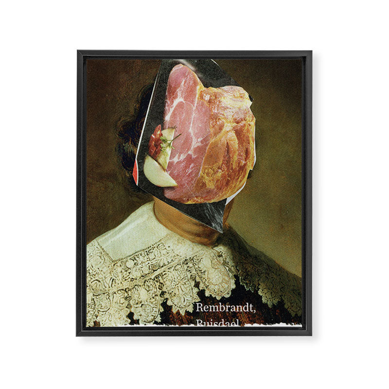 Meat Rembrandt Framed Canvas Print Gallery Image 6