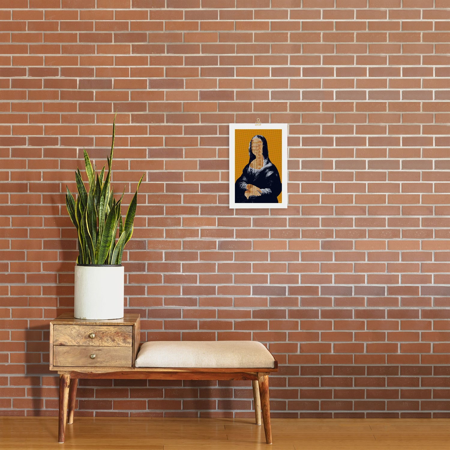 Mona Lisa · yellow press Art Print Gallery Image 2