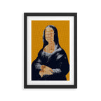 Mona Lisa · yellow press Framed Art Print Gallery Image 2