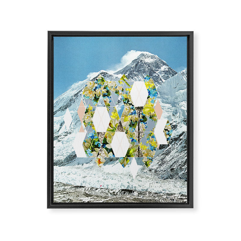 Mountain Flower Framed Canvas Print Gallery Image 6