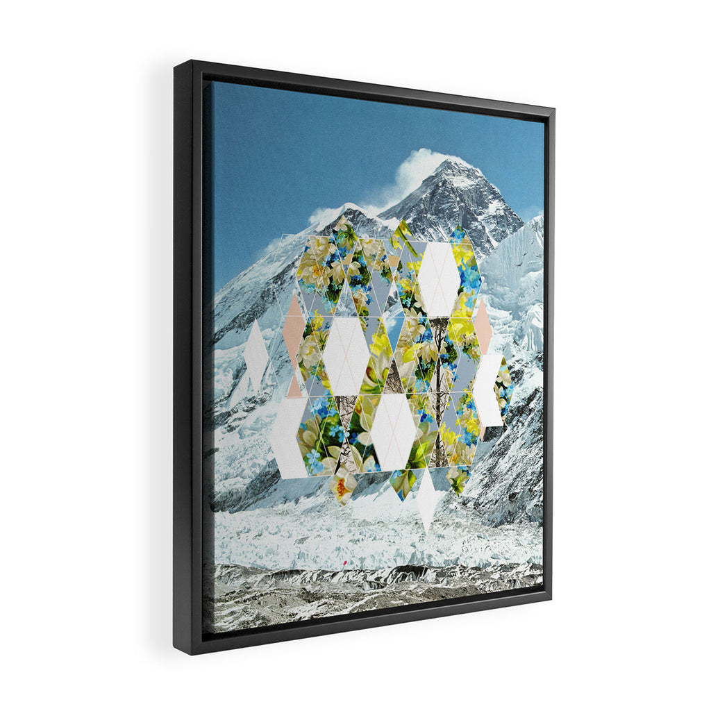 Mountain Flower Framed Canvas Print Gallery Image 2