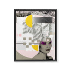 pink dream woman · gk Framed Canvas Print Gallery Image 8